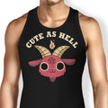Cute as Hell Tank Top - Adult & Kids T-Shirts, Sweatshirts & Hoodies apparel design preview 1