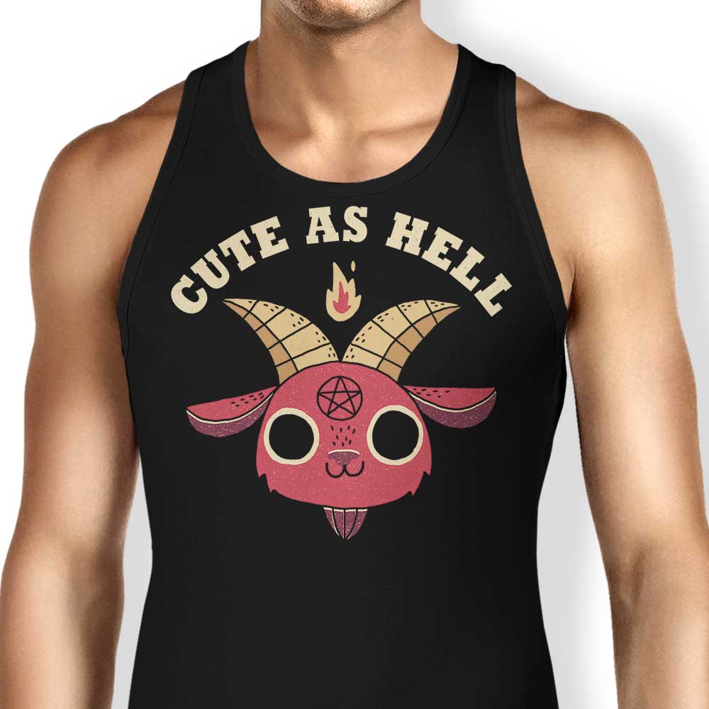 Cute as Hell Tank Top - Adult & Kids T-Shirts, Sweatshirts & Hoodies apparel design preview 1
