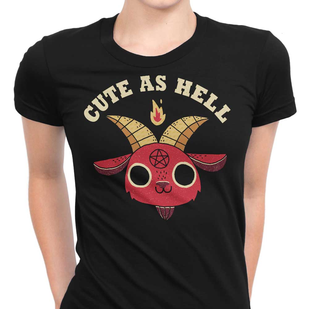 Cute as Hell Women's Apparel - Adult & Kids T-Shirts, Sweatshirts & Hoodies apparel design preview 1