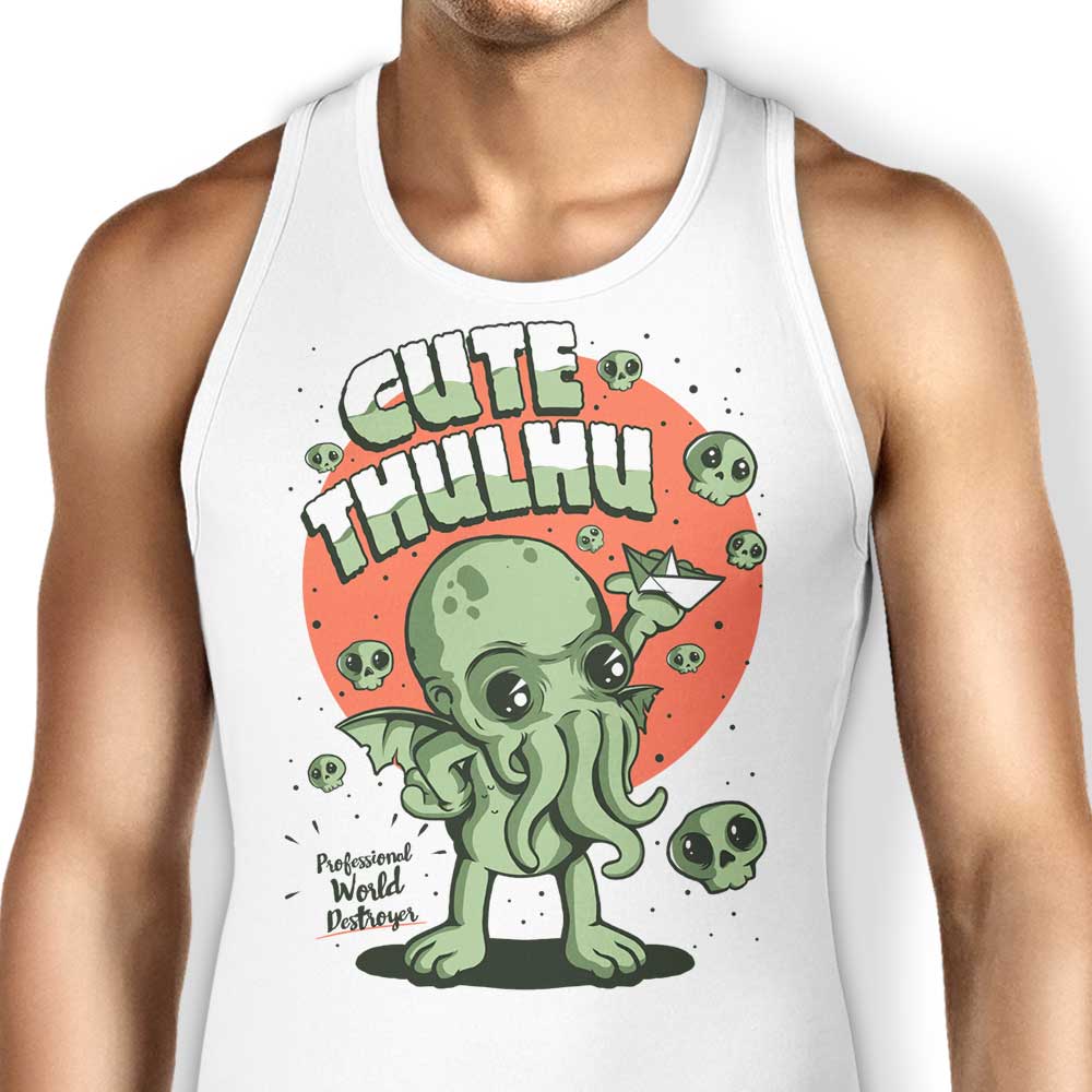 Cute-thulhu Tank Top - Adult & Kids T-Shirts, Sweatshirts & Hoodies apparel design preview 1
