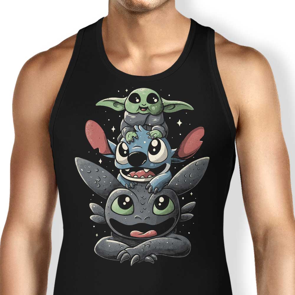 Cuteness Tower Tank Top - Adult & Kids T-Shirts, Sweatshirts & Hoodies apparel design preview 1