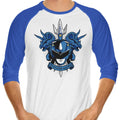 Cyaneus Triceratops Horridus 3/4 Sleeve Raglan - Adult & Kids T-Shirts, Sweatshirts & Hoodies apparel design preview 1