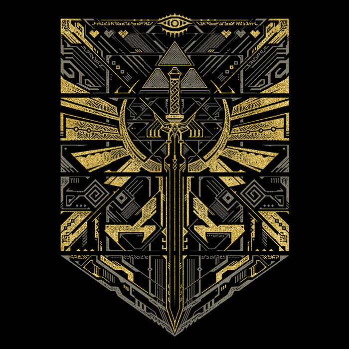 Cyber Hero Gold - Adult & Kids T-Shirts, Sweatshirts & Hoodies apparel design preview 2
