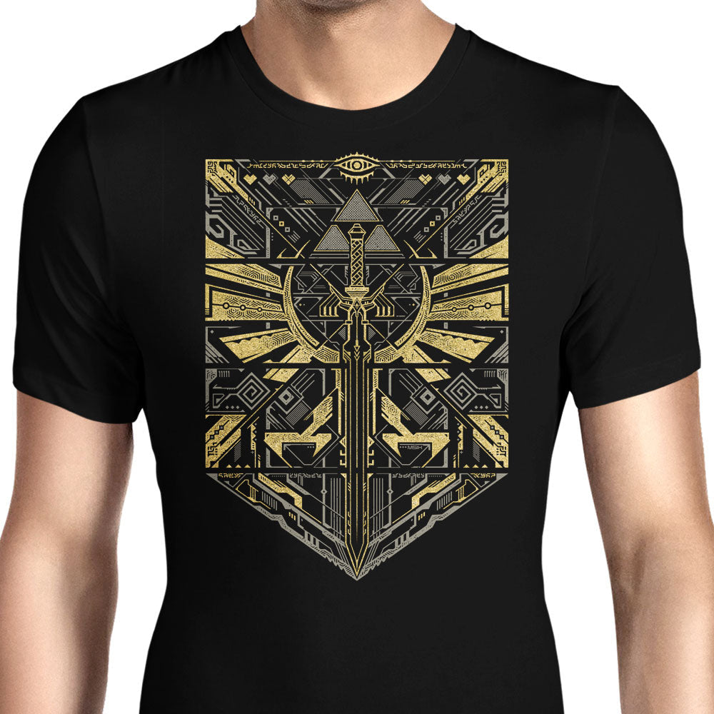 Cyber Hero Gold Men's Apparel - Adult & Kids T-Shirts, Sweatshirts & Hoodies apparel design preview 1