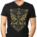 Cyber Hero Gold Men's V-Neck - Adult & Kids T-Shirts, Sweatshirts & Hoodies apparel design preview 1