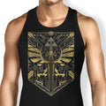 Cyber Hero Gold Tank Top - Adult & Kids T-Shirts, Sweatshirts & Hoodies apparel design preview 1