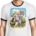 Cyber Wasteland Ringer - Adult & Kids T-Shirts, Sweatshirts & Hoodies apparel design preview 1