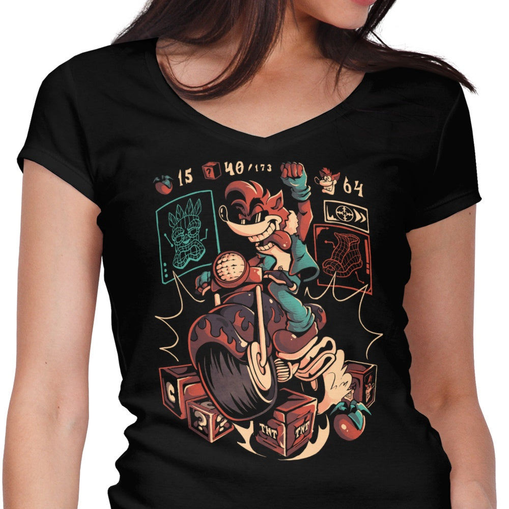 Cybercoot Women's V-Neck - Adult & Kids T-Shirts, Sweatshirts & Hoodies apparel design preview 1