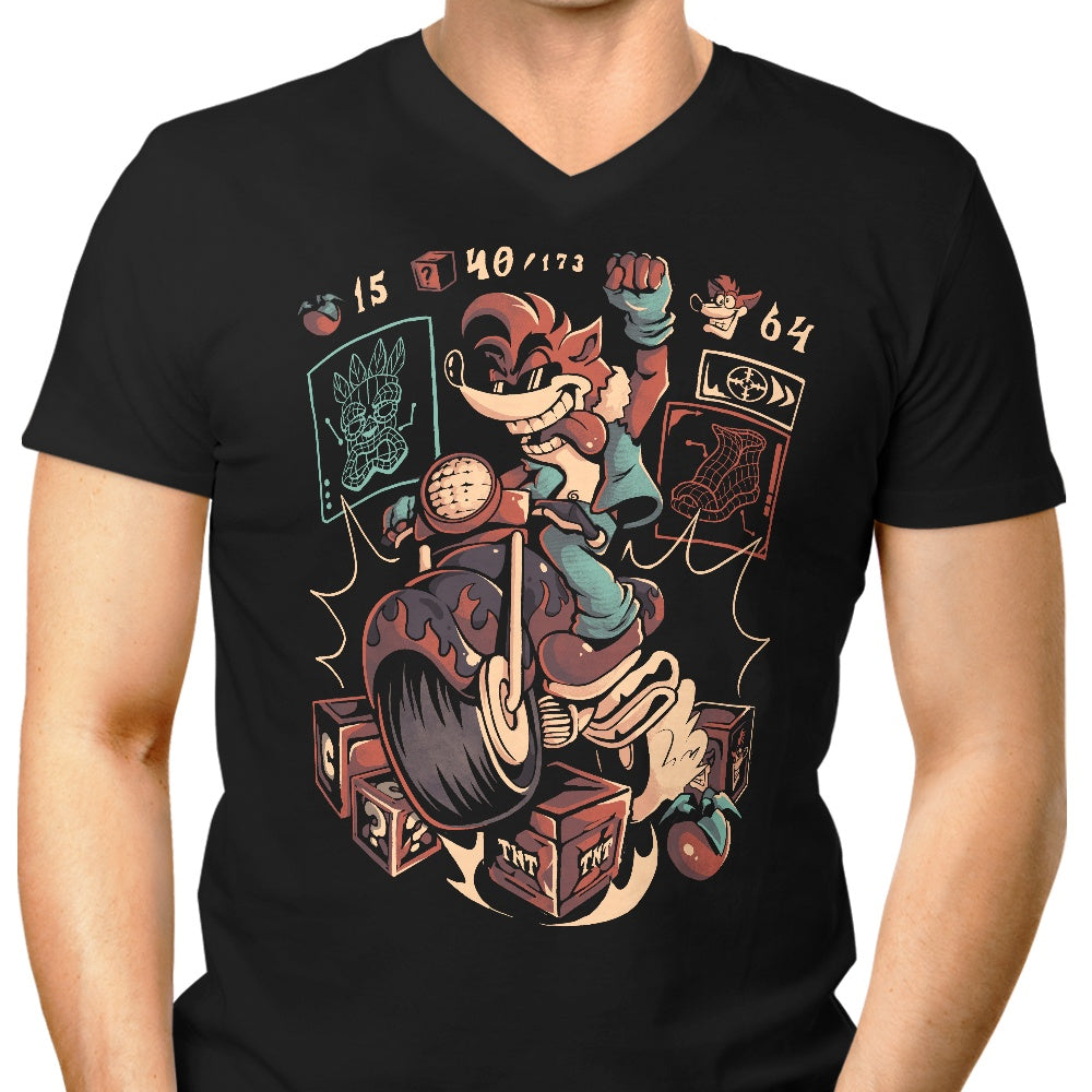 Cybercoot Men's V-Neck - Adult & Kids T-Shirts, Sweatshirts & Hoodies apparel design preview 1