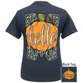 Girlie Girl Originals Hello Pumpkins Fall - Adult & Kids T-Shirts, Sweatshirts & Hoodies apparel design preview 1
