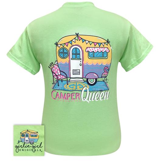 Girlie Girl Originals Preppy Camper Queen - Adult & Kids T-Shirts, Sweatshirts & Hoodies apparel design preview 1