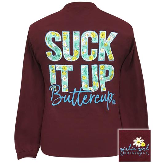 Girlie Girl Originals Preppy Suck It Up Buttercup - Adult & Kids T-Shirts, Sweatshirts & Hoodies apparel design preview 1