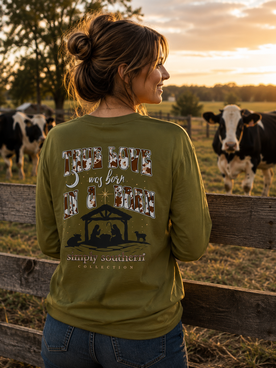 SALE Simply Southern True Love Holiday - Adult & Kids T-Shirts, Sweatshirts & Hoodies apparel design preview 1