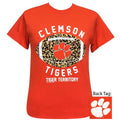 Clemson Tigers Leopard Football - Adult & Kids T-Shirts, Sweatshirts & Hoodies apparel design preview 1