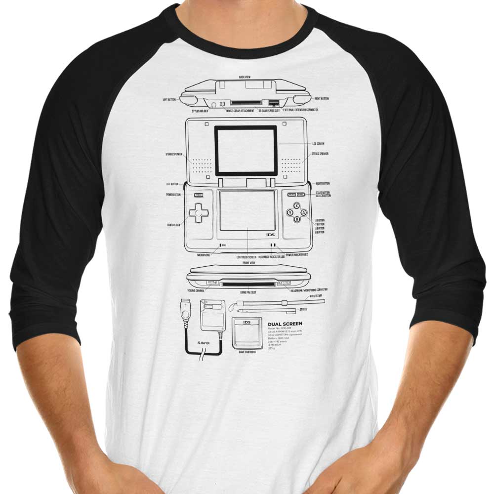DS 3/4 Sleeve Raglan - Adult & Kids T-Shirts, Sweatshirts & Hoodies apparel design preview 1