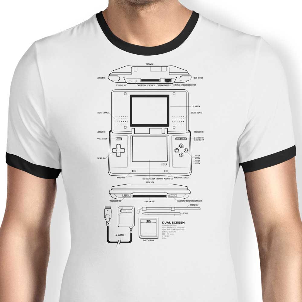 DS Ringer - Adult & Kids T-Shirts, Sweatshirts & Hoodies apparel design preview 1