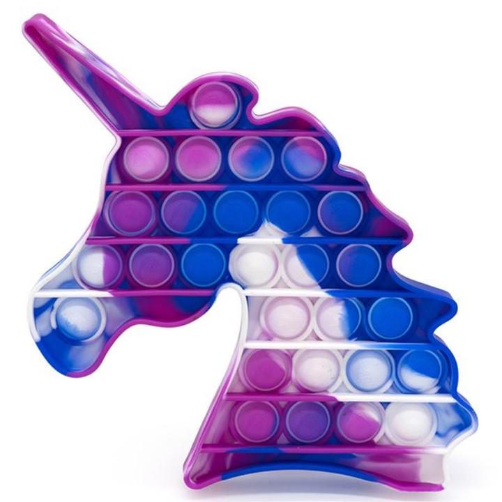Unicorn Tie Dye Push Pop It Bubble Fidget Toy - Adult & Kids T-Shirts, Sweatshirts & Hoodies apparel design preview 1