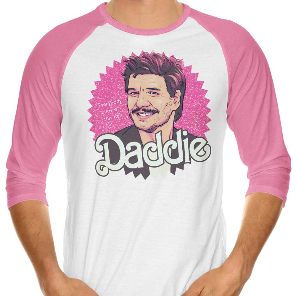 Daddie 3/4 Sleeve Raglan - Adult & Kids T-Shirts, Sweatshirts & Hoodies apparel design preview 1