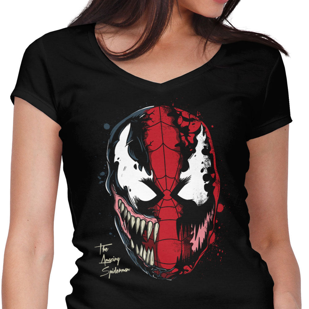 Daft Spider Women's V-Neck - Adult & Kids T-Shirts, Sweatshirts & Hoodies apparel design preview 1
