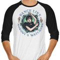 Dance Like Nobody's Watching 3/4 Sleeve Raglan - Adult & Kids T-Shirts, Sweatshirts & Hoodies apparel design preview 1