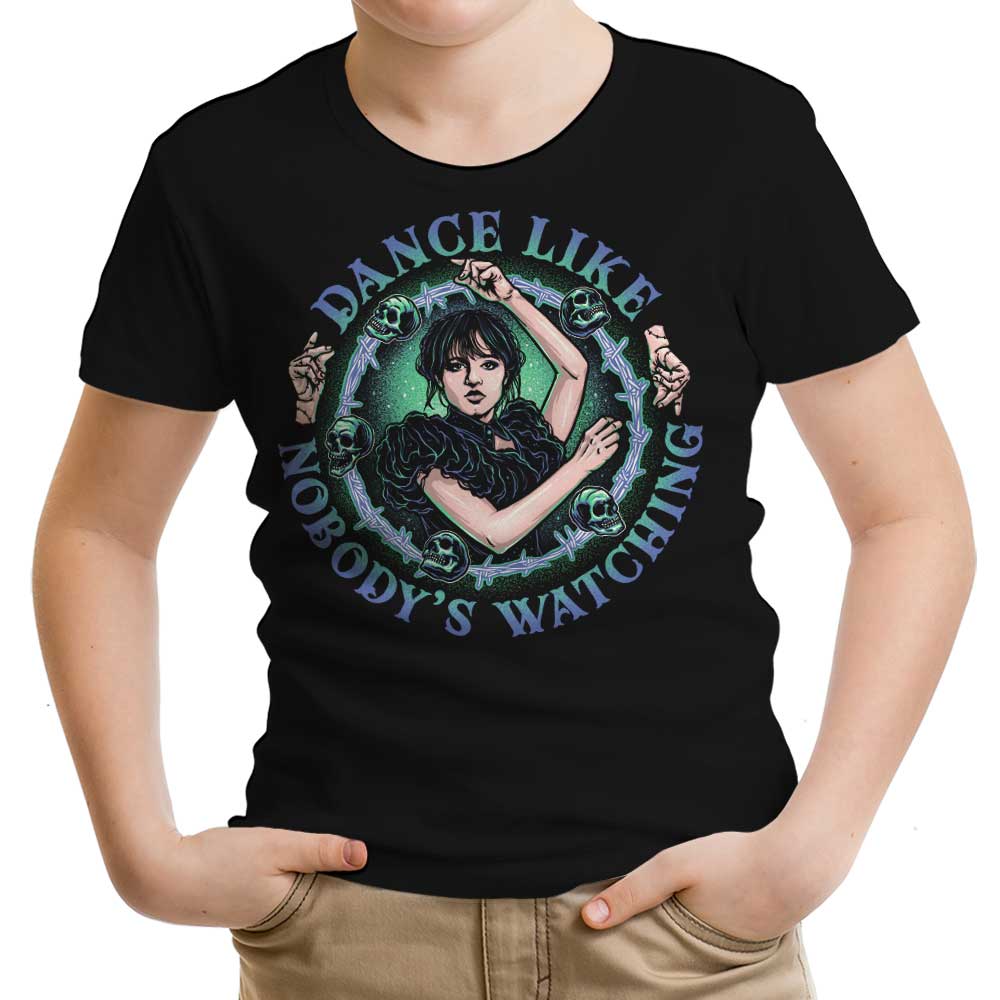 Dance Like Nobody's Watching Youth Apparel - Adult & Kids T-Shirts, Sweatshirts & Hoodies apparel design preview 1