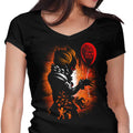 Dancing Clown Women's V-Neck - Adult & Kids T-Shirts, Sweatshirts & Hoodies apparel design preview 1