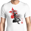 Dancing Flames Sumi-e Men's Apparel - Adult & Kids T-Shirts, Sweatshirts & Hoodies apparel design preview 1