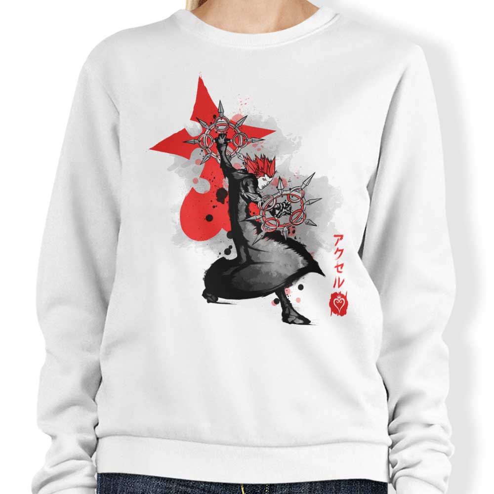 Dancing Flames Sumi-e - Adult & Kids T-Shirts, Sweatshirts & Hoodies apparel design preview 1