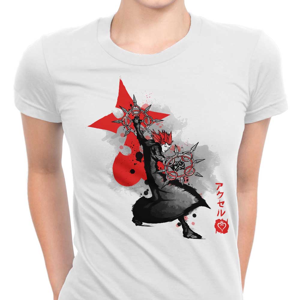 Dancing Flames Sumi-e Women's Apparel - Adult & Kids T-Shirts, Sweatshirts & Hoodies apparel design preview 1