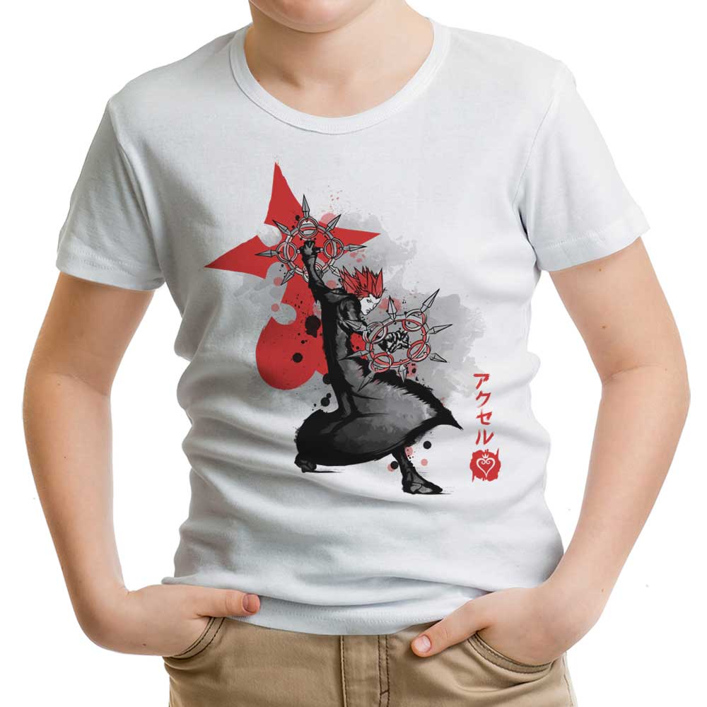Dancing Flames Sumi-e Youth Apparel - Adult & Kids T-Shirts, Sweatshirts & Hoodies apparel design preview 1