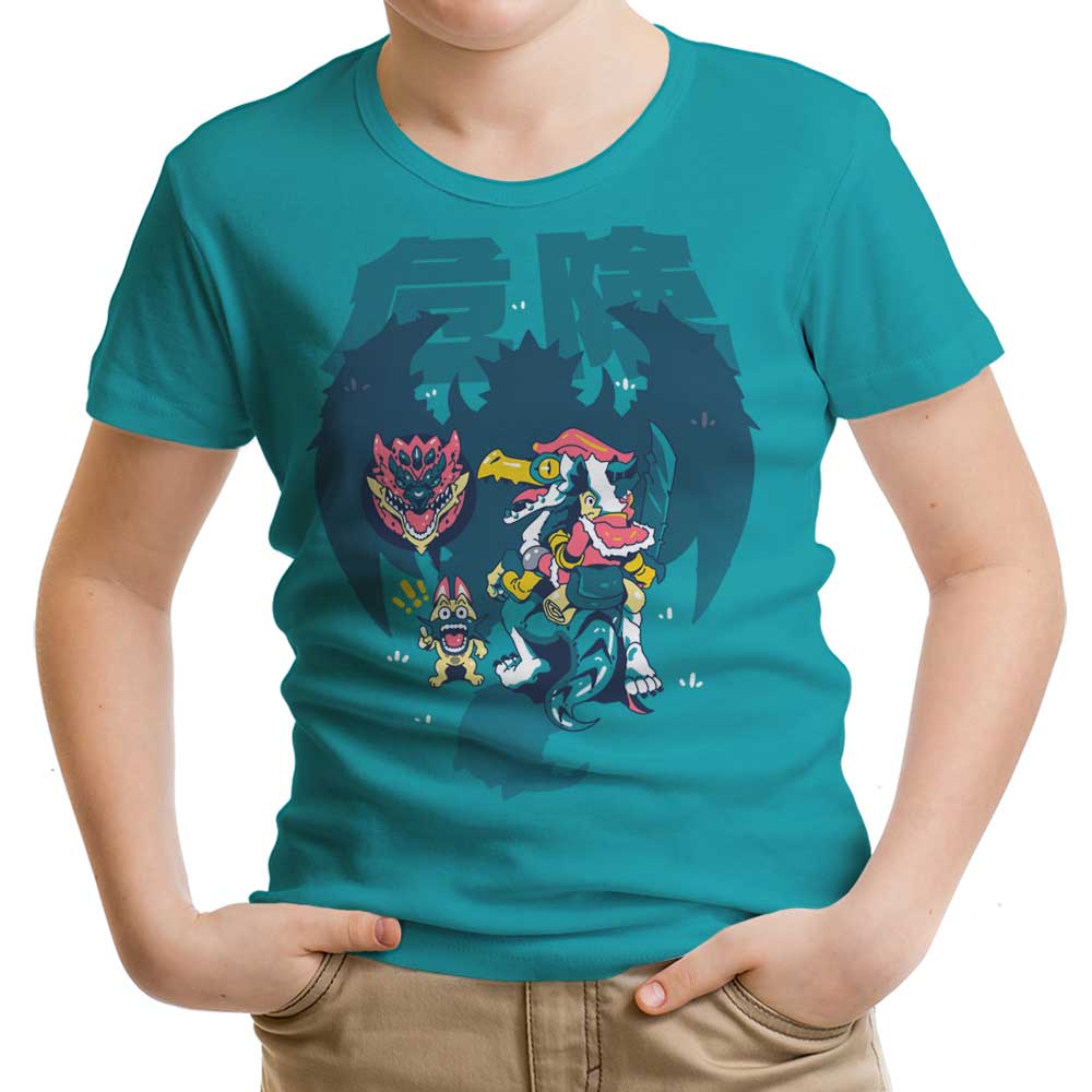 Danger is Coming Youth Apparel - Adult & Kids T-Shirts, Sweatshirts & Hoodies apparel design preview 1