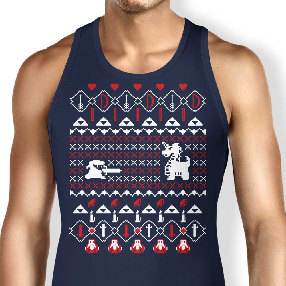 Dangerous to Go Alone at Christmas Tank Top - Adult & Kids T-Shirts, Sweatshirts & Hoodies apparel design preview 1