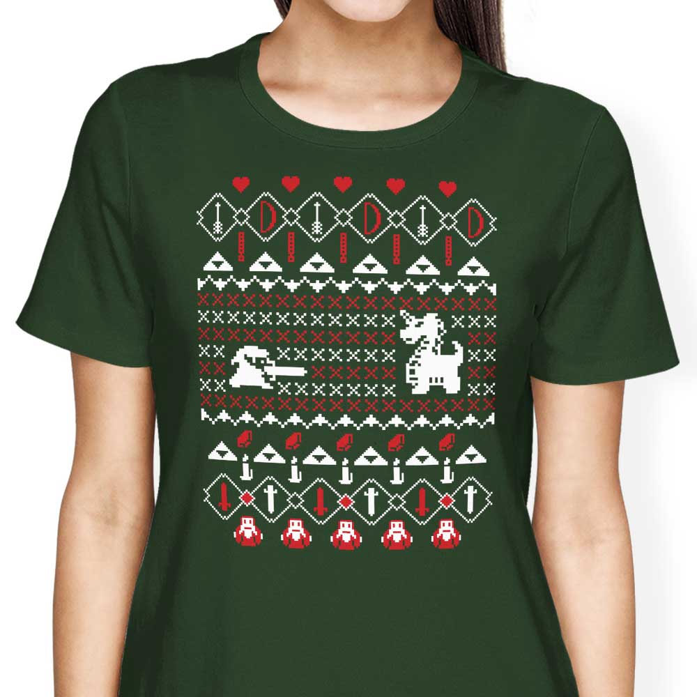 Dangerous to Go Alone at Christmas Women's Apparel - Adult & Kids T-Shirts, Sweatshirts & Hoodies apparel design preview 2