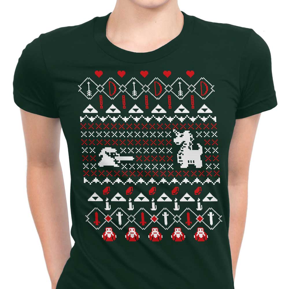 Dangerous to Go Alone at Christmas Women's Apparel - Adult & Kids T-Shirts, Sweatshirts & Hoodies apparel design preview 1