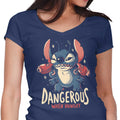 Dangerous When Hungry Women's V-Neck - Adult & Kids T-Shirts, Sweatshirts & Hoodies apparel design preview 1