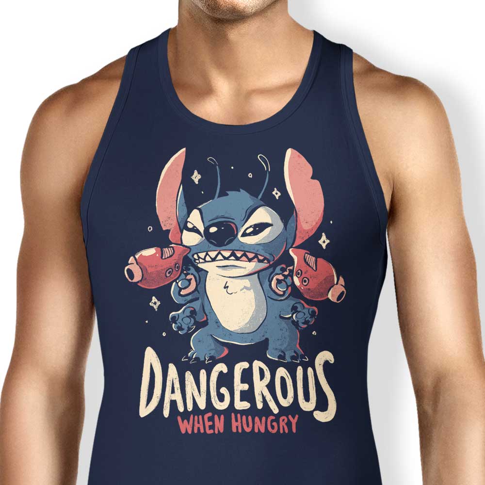 Dangerous When Hungry Tank Top - Adult & Kids T-Shirts, Sweatshirts & Hoodies apparel design preview 1
