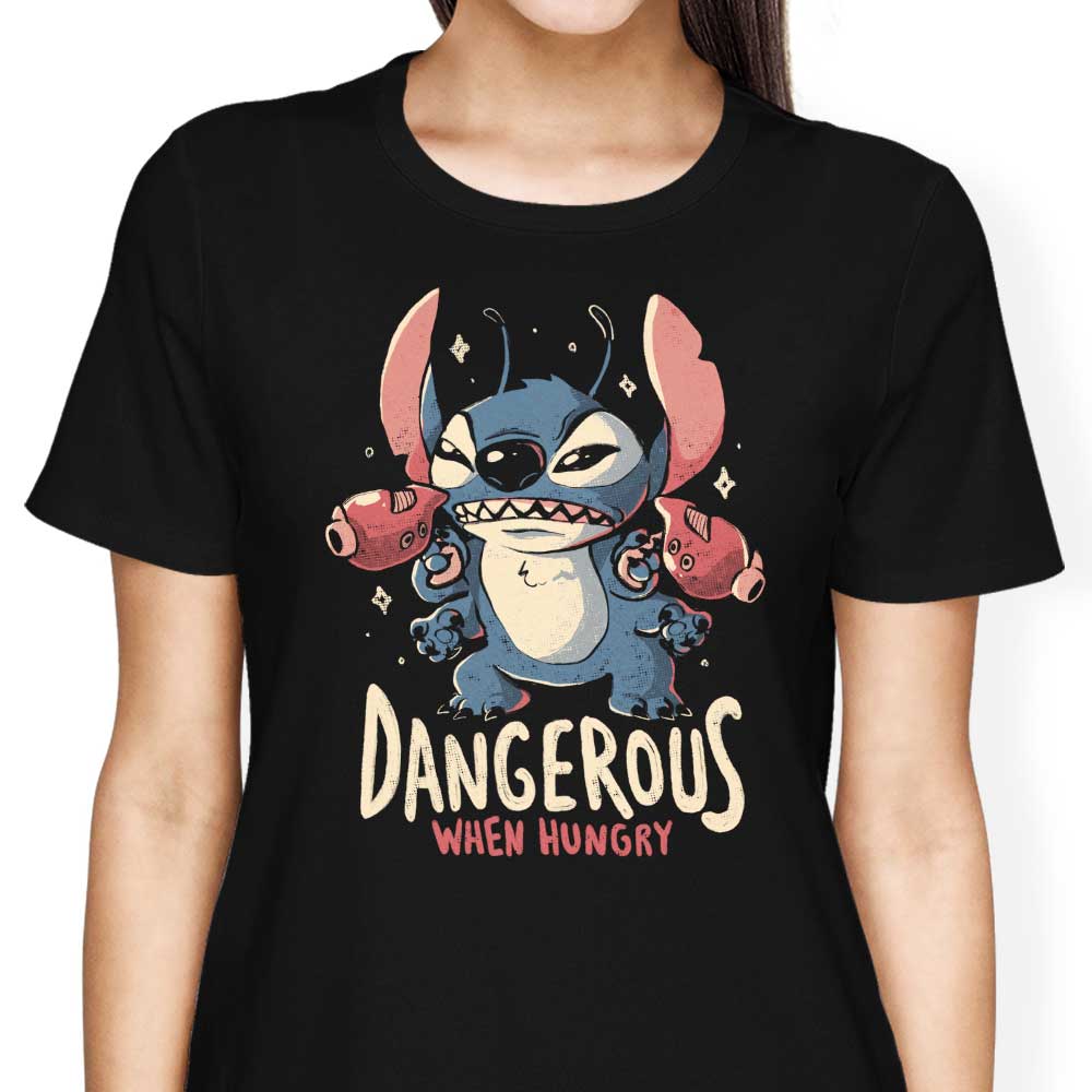 Dangerous When Hungry Women's Apparel - Adult & Kids T-Shirts, Sweatshirts & Hoodies apparel design preview 2