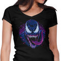 Dark Alien Women's V-Neck - Adult & Kids T-Shirts, Sweatshirts & Hoodies apparel design preview 1