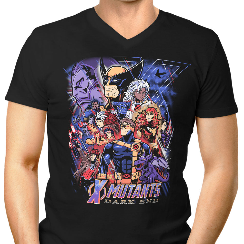 Dark End Men's V-Neck - Adult & Kids T-Shirts, Sweatshirts & Hoodies apparel design preview 1