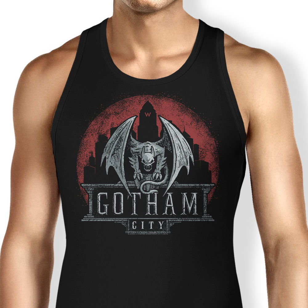 Dark Gargoyle Tank Top - Adult & Kids T-Shirts, Sweatshirts & Hoodies apparel design preview 1