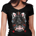 Dark Lord Samurai Women's V-Neck - Adult & Kids T-Shirts, Sweatshirts & Hoodies apparel design preview 1