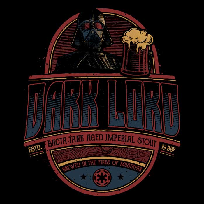 Dark Lord Stout Men's Apparel - Adult & Kids T-Shirts, Sweatshirts & Hoodies apparel design preview 2