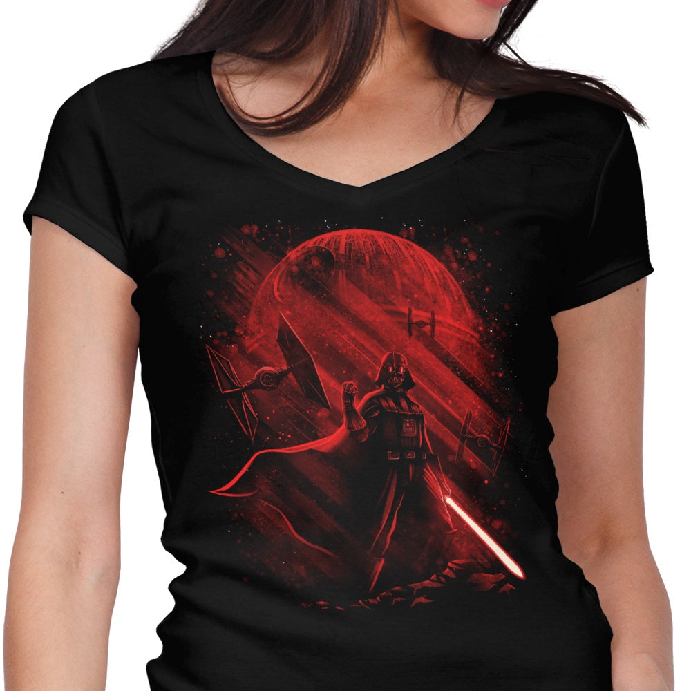 Dark Power Women's V-Neck - Adult & Kids T-Shirts, Sweatshirts & Hoodies apparel design preview 1