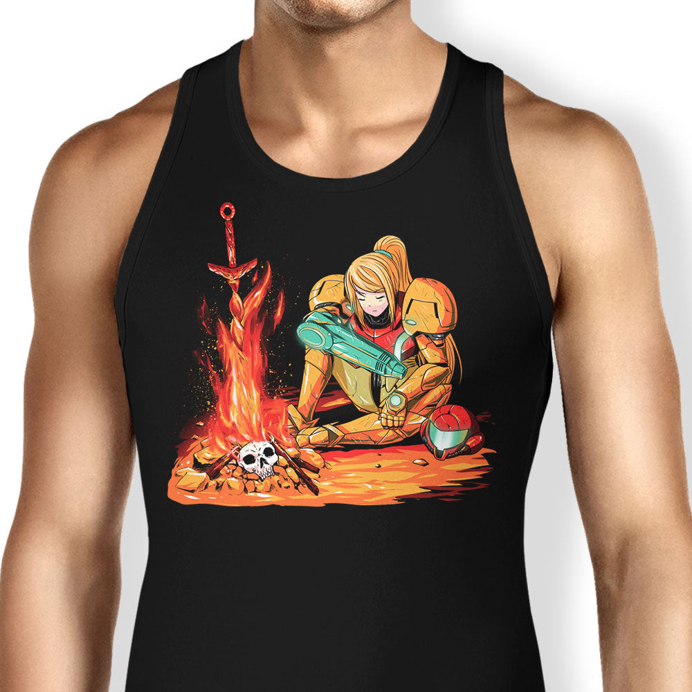 Dark Samus Tank Top - Adult & Kids T-Shirts, Sweatshirts & Hoodies apparel design preview 1