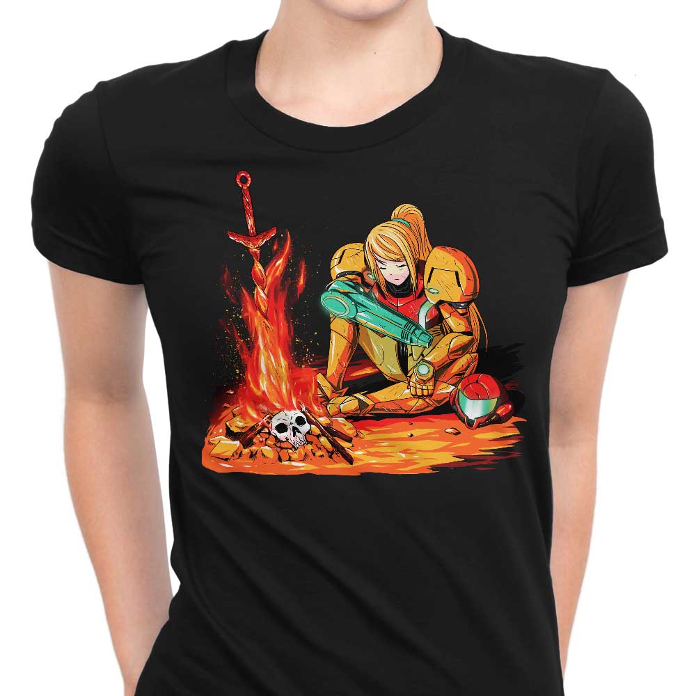 Dark Samus Women's Apparel - Adult & Kids T-Shirts, Sweatshirts & Hoodies apparel design preview 1