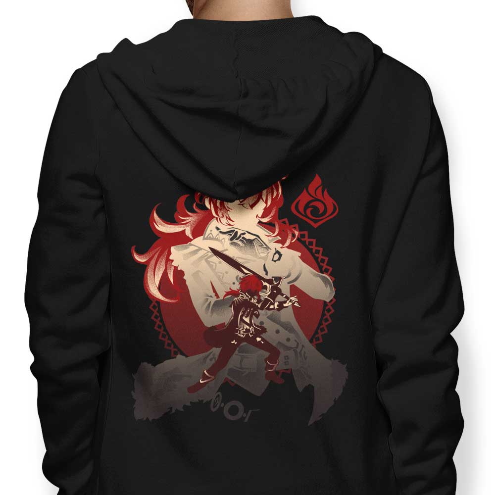 Dark Side of Dawn Diluc - Adult & Kids T-Shirts, Sweatshirts & Hoodies apparel design preview 1