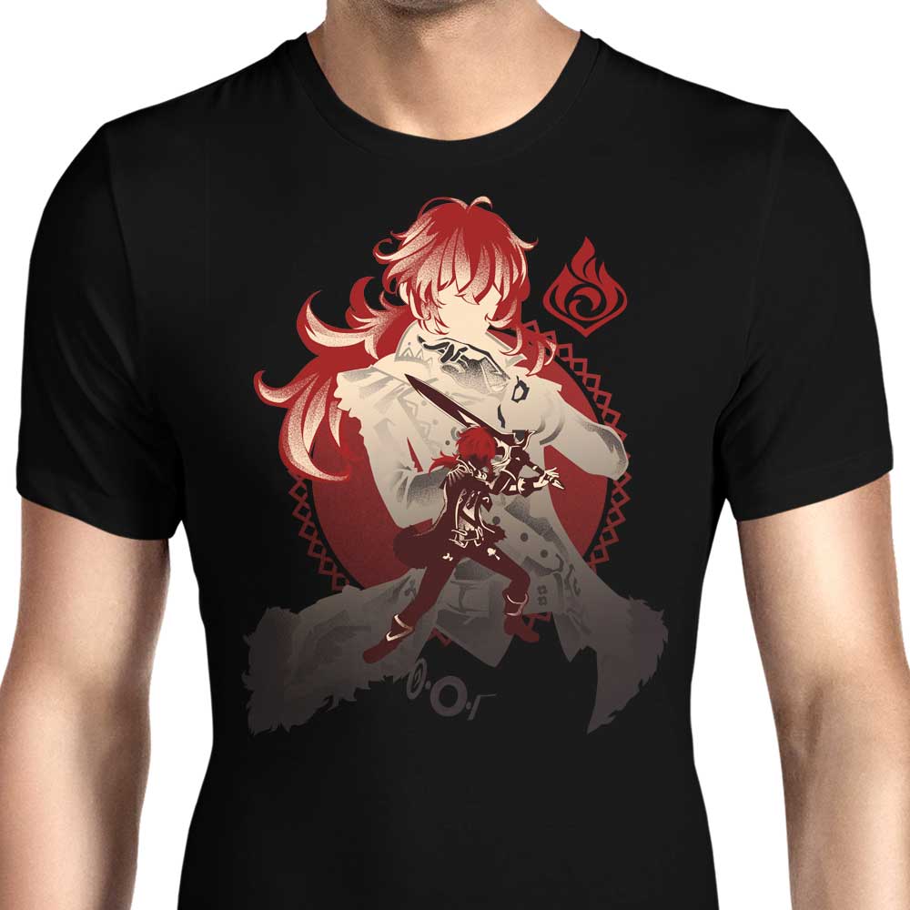 Dark Side of Dawn Diluc Men's Apparel - Adult & Kids T-Shirts, Sweatshirts & Hoodies apparel design preview 1