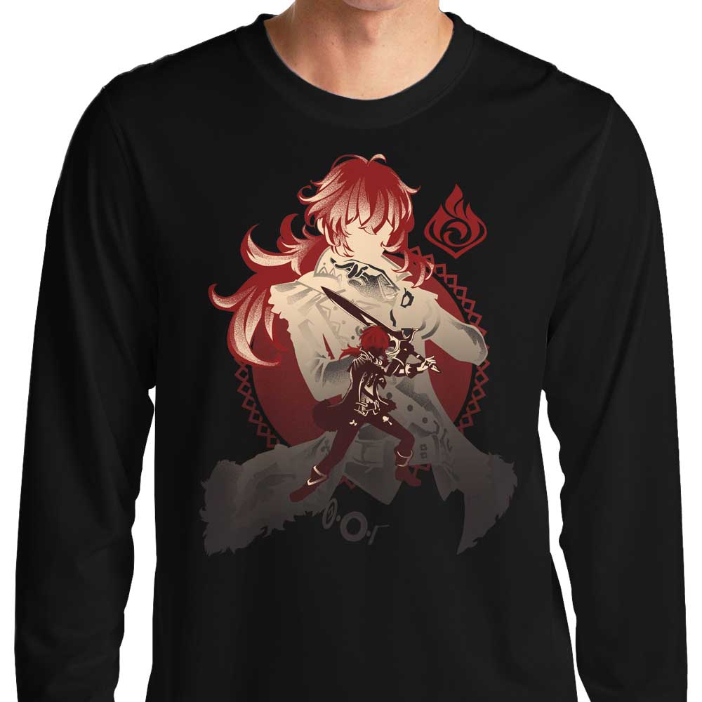 Dark Side of Dawn Diluc - Adult & Kids T-Shirts, Sweatshirts & Hoodies apparel design preview 1