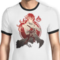 Dark Side of Dawn Diluc Ringer - Adult & Kids T-Shirts, Sweatshirts & Hoodies apparel design preview 1
