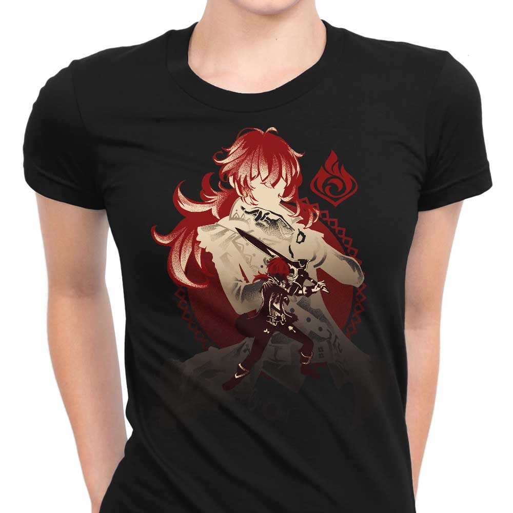 Dark Side of Dawn Diluc Women's Apparel - Adult & Kids T-Shirts, Sweatshirts & Hoodies apparel design preview 1